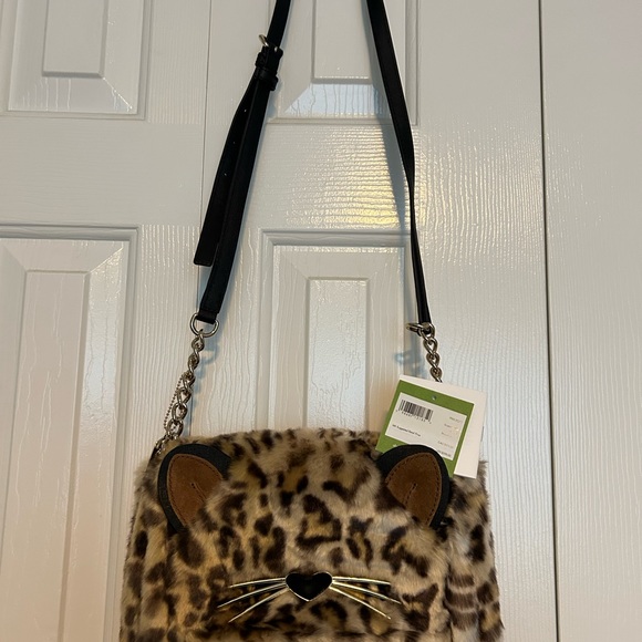 Fluff Faux Fur Kitten Shoulder Bag - Picture 5 of 6
